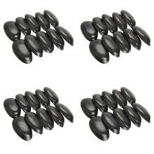 40 Pairs Black Plastic Hairdressing Dye Coloring Ear Cover Shield Protector