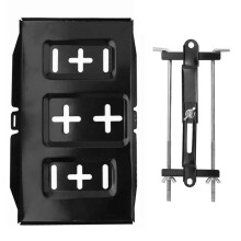 Universelles Autobatterie-Halterungsset mit 27 cm Schraube und 34 cm Halterung mit Sicherer Klemme für Einfache Montage