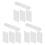75Pcs Plastic Clear Pen Case Gift Empty School Office Collection Set Pen Container Storage for Father'S Day 'S Day 1