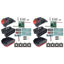 2X Li-Ion Battery Plastic Case Box Protection Circuit Board PCB for Zhipu Hongsong Jingmi for