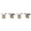 4x Front Upper&Lower Door Hinges for  Patrol GU Y61 1997 -2016 82421-2J00A 82420-2J00A 1