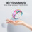 Protector Case for Oura Ring Gen 3 and Gen 4 – Scratch‑Resistant Slim Silicone Cover with Precise Sensor Access (Stars M) 5