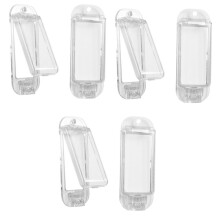 6-Pack Kindveilige Beschermhoezen voor Lichtschakelaars, Transparant Veiligheidsslot voor Thuis