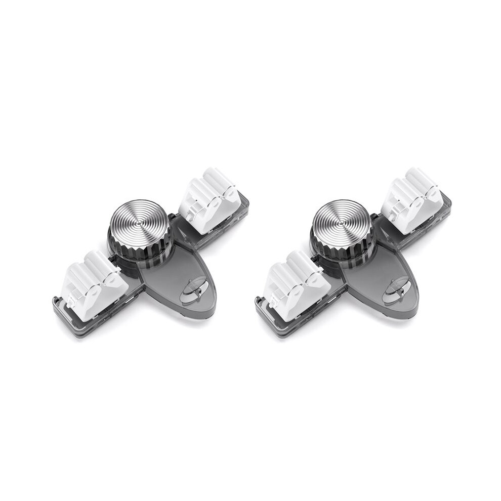 2X Broom Holder Mop Hanger, No Punching Required Broom Hanger Retractable Towel Rack 6033243810345