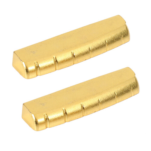2X Gitarre Messingmutter für Akustik Oder , Gold