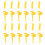 24X Cabezal Desmontable de Montaje de Nylon Cabezal de Pato Insertar Protector de Llanta 1