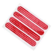 Front Rear Wheel Cover Protective Shell Reflective Sticker for Max G30 Scooter Accessories 8PCS, Red