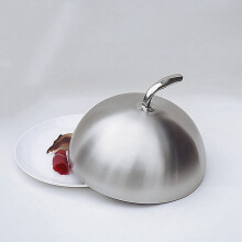 2 Stücke 24cm Edelstahl Steak Abdeckung Teppanyaki Dome Schüssel Deckel Haus Runde Öl Beweis Essen Abdeckung Küche Kochen