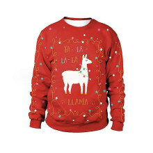 (M,SB102-015)Unisex Ugly Christmas Sweatshirt Funny Design Pullover Sweater for Xmas Holiday Party 2023
