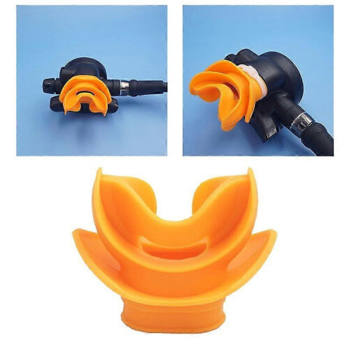 Embout buccal de plongée en silicone modelable noir 1