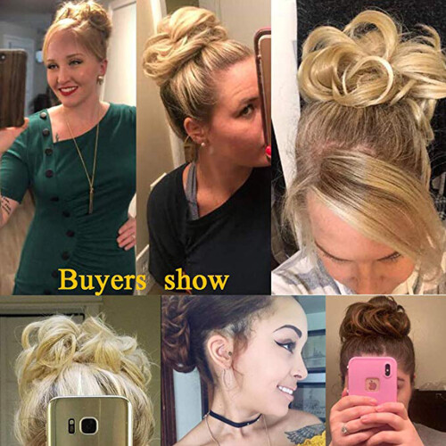 LELINTA Messy Hair Bun Extensions 2 pcs 2