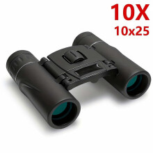 10x25 HD Compact Binoculars for Adults, High Powered Binoculars, Portable Folding Telescope for Outdoor Enthusiasts, Hunters, Campers, And Travelers,