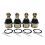 4PC UTV Front Upper Ball Joint 34mm for ODES 800 Dominator X2 X4 Raider – Durable DirectFit Replacement Set 5