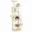 PawHut PawHut Cat Tree, 202cm Cat Tower with Condos, Hammocks, Perches，Beige 2