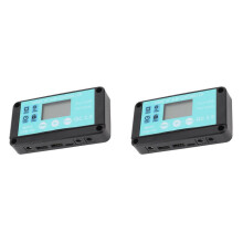 2X Regolatore di Carica Solare MPPT Protezione Multipla Regolatore Solare QC3.0 Solare con Schermo LCD (30A)
