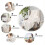 HELLOYOUNG Plush Throw Blanket Saltine Cookie Design Beige 3