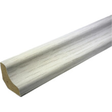 Laminate & Wood Floor Scotia Beading 810 White Oak (2.4m Length - 18mm Scotia) Pack of 10