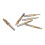 6Pcs Combination Drill Tap Bit 1/4in Hex Shank Spiral Tapping Chamfering Drilling Bits M3?M10 5