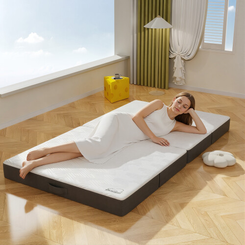(Single) 15cm Foldable Floor Memory Foam Mattress 1