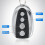 Co-z Remote Control compatible Automatic Sliding Gate Opener Hardware, Electric Rolling Driveway Gate Kit Remote 5