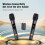 New Universal Microphone Home USB Wireless Microphone Live Broadcast Radio Digital Display Micropho 3