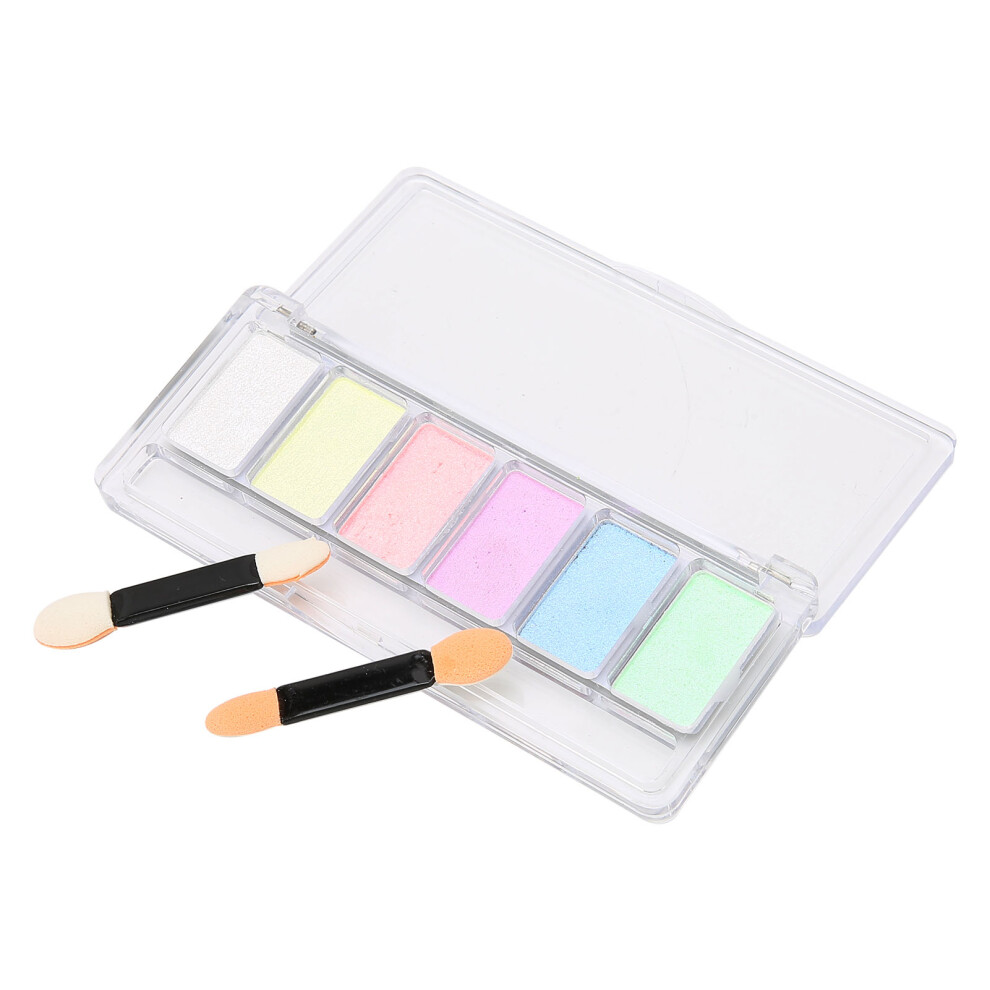 Mirror Nail Powder 6 Colors Resin Glitter for Manicure DIY Shiny Nail Art