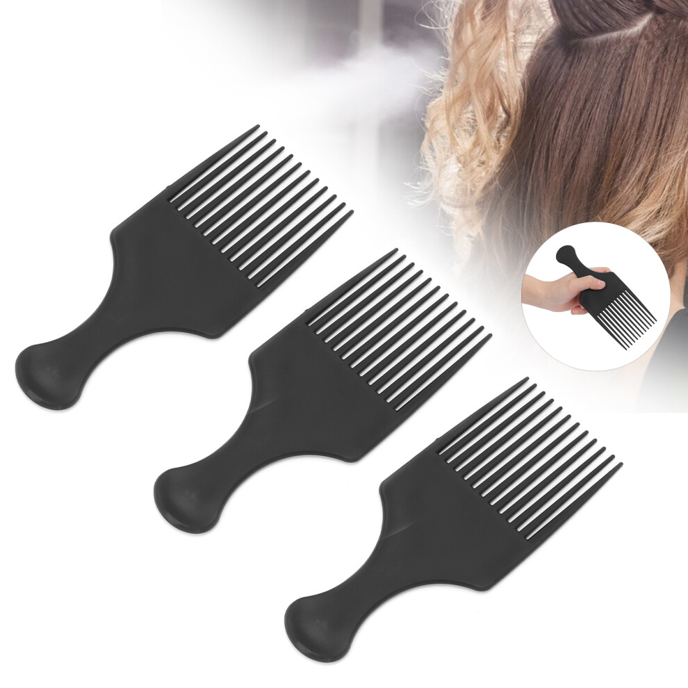 3pcs ABS Professional Hair Pick Combs for Salon & Barber Styling