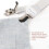 Adjustable Bed Sheet Tensioner, 8 Pieces Elastic Sheet Tensioner, White Sheet 4