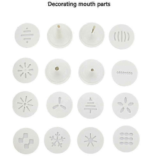 Electric Cookie Press Churros Maker with 12 Discs and 4 Icing Tips for Cake DIY Tools Baking Access 2