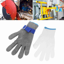 Schutzhandschuh aus 316er Edelstahl auf Level 5, schnittfest, für industrielle und kulinarische Anwendungen