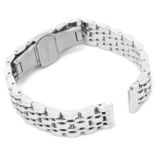 Langlebiges Edelstahl-Uhrenarmband 12 mm Schmetterling-Schließe Verstellbare Länge