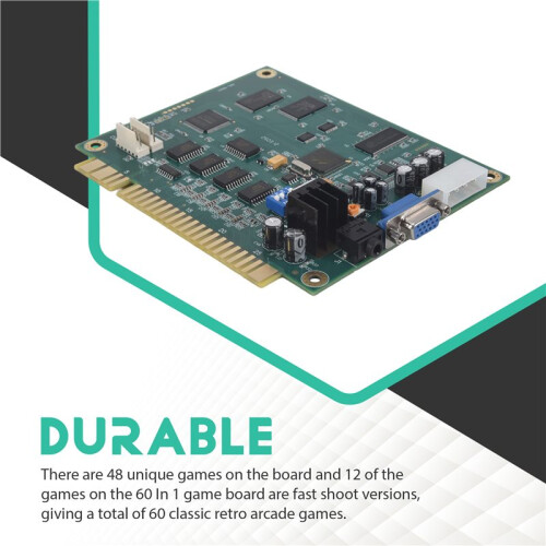 60 in 1 Jamma Arcade Classics Game Board for Cocktail Arcade Machine  Right Arcade Machine Donkey  Pacman 1
