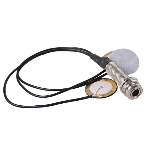5X Piezo Μικρόφωνο Επαφής 3 Μαγνήτες Μετατροπέα με Υποδοχή End Pin Συμβατό με Kalimba 2