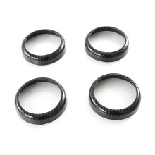 Car Carbon Fiber ABS Door Tweeter Hood Cover Trim Stickers for ATTO 3 Yuan 2022