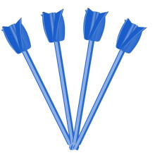 4Pcs Epoxy Mixing Stick Paint Stirring Rod Putty Cement Paint Mixer Attachment with Drill Chuck for Oil Paint()