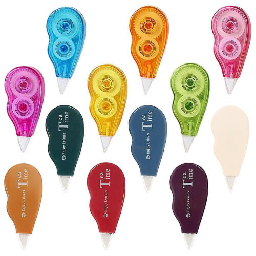 Students Correction Tape Classroom Correction Tapes for School Use 12Pcs Plastic 1