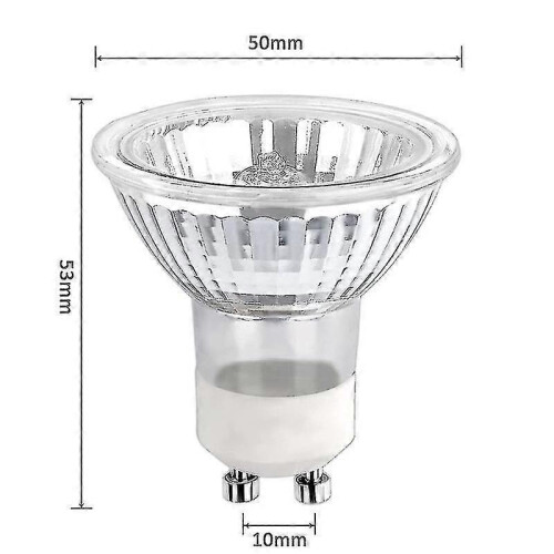 5 Pcs 35w Gu10 Halogen Spotlight Bulbs, Dimmable Reflector Lamps 2