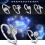 Silver Plated Constellations Adjustable Ring for Men and 4