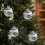Clear Plastic Fillable Christmas Ornaments 3.14in (8cm) Set 4