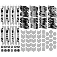 ENLEE MTB Bike Kratzfester Reflektierender Aufkleber SchüTzen Sie Den Rahmenschutz Abnehmbarer Aufkleber Rennrad Paster Guard Cover