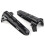 BFY Black Front Fork Boot Cover with LED Lights for Harley 2