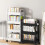 Durable 3 Layer Plastic Organizers Cart Mobile Kitchen Bathroom Shelving Unit 4