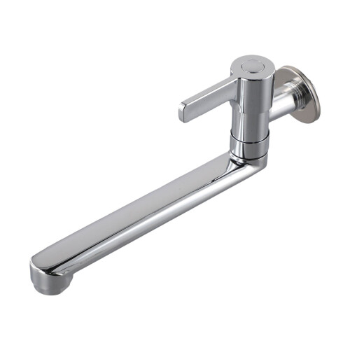 Extended wall mounted single cold kitchen sink mop pool faucet rotatable 2