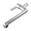 Extended wall mounted single cold kitchen sink mop pool faucet rotatable 8
