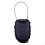 Cable Combination Padlock, Ski Lock, Stroller Lock, Cable Lock, 90cm / 2.4mm (Diameter) Steel Retrac 3