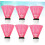 6 Pack Pink Badminton Shuttlecocks for Indoor Training 4