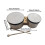 Ξύλινα τύμπανα Bongo 5” και 6” Compact για παιδιά Ενήλικες Αρχάριους για πάρτι 4
