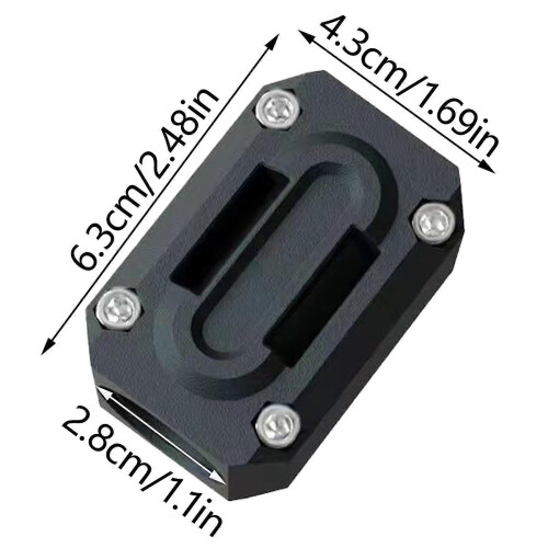 Motorcycle Bumper Blocks, Motorcycle Engine Bumper Guard Block Drop Protection compatible 22mm 25mm 28mm 2