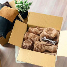 5 Roll Recycled Packing Paper 12Inch x 33FT Eco Honeycomb Paper for Moving Packaging Wrap Recyclable Cushion Material