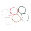 6Pcs Acoustic Guitar Strings Multicolor for Beginner Learner Acoustic Guitar 2
